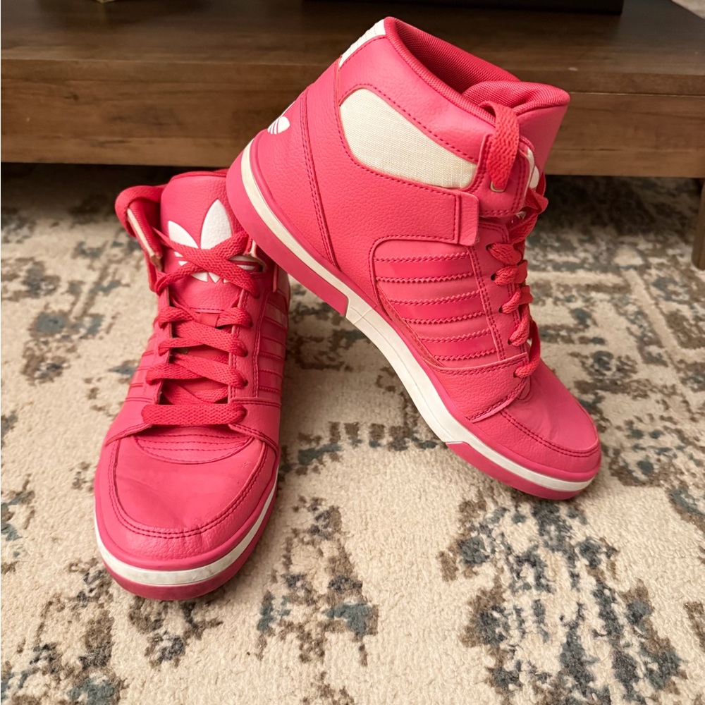 Adidas Pink High Tops